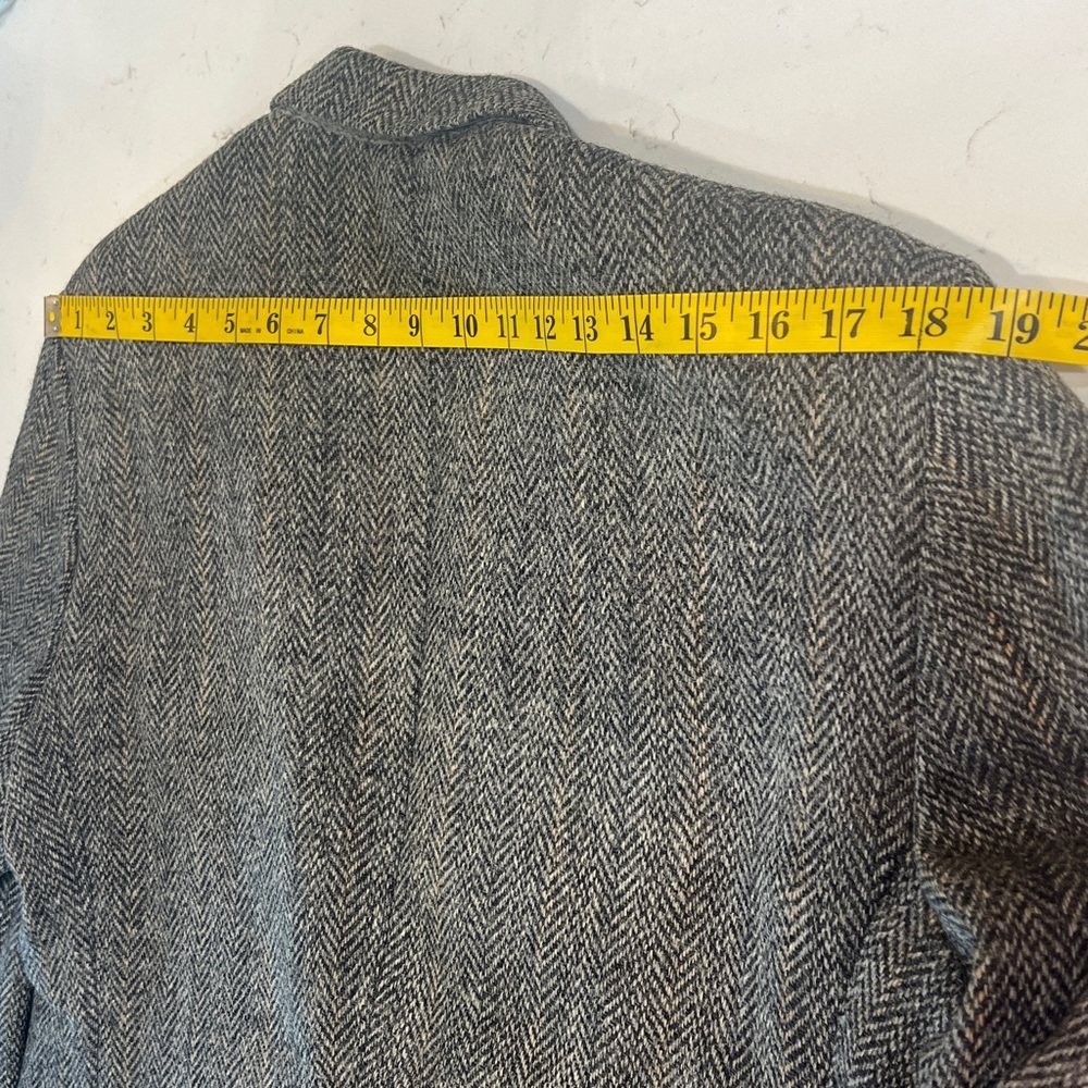 Vintage Harris Tweed Stafford Herringbone Wool Blazer Sports Coat Jacket - Picture 13 of 14
